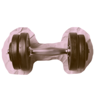 Gym hantel skära ut bild png