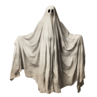 Monochrome vintage photo of halloween ghost cut out image png