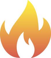 Fire icon Engraving clipart vector