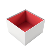 Generated AI Open gift box isolated on transparent background png