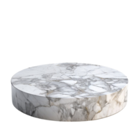 Generated AI Marble podium, platform isolated on a transparent background png