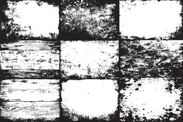 monochrome black grunge gritty destressed texture illustration for background texture