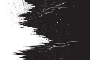 negro trama y distorsionado textura en puro blanco antecedentes ilustración imagen antecedentes textura vector
