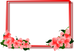 Pink frame border background png