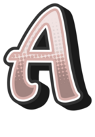 Cartoon Game Alphabet Letter and Number png