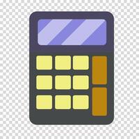 Currency exchanger, technology, calculator, calculation, cryptocurrency, flat design, simple image, cartoon style. Money making concept. line icon for business and advertising vector