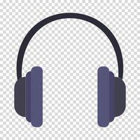 auriculares, oído almohadillas, de alta fidelidad sonido, música, venda, vocero, nota, repicar, plano diseño, sencillo imagen, dibujos animados estilo. audiófilo conjunto concepto. línea icono para negocio y publicidad vector