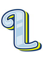 Game Cartoon Alphabet Letter and Number png