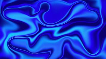 Looping, bright blue neon chaotic digital background. Liquid linear gradient of blue and purple colors. The pattern changes smoothly and flows. HD, identical. Similar, 4k video