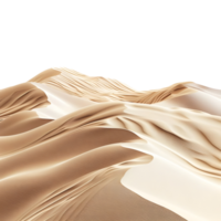 3D Rendering of a Dessert with Sand on Transparent Background png