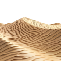 3d interpretazione di un' dolce con sabbia su trasparente sfondo png
