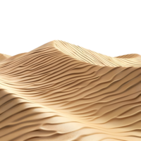 3d Rendern von ein Dessert mit Sand auf transparent Hintergrund png