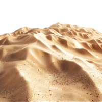 3d Rendern von ein Dessert mit Sand auf transparent Hintergrund png