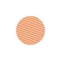 sun logo strip line circle sunrise sunset icon illustration vector