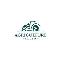 agricultura tractor logo diseño modelo vector