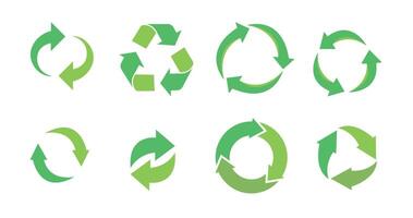 reciclaje, reciclar, verde reciclar vector