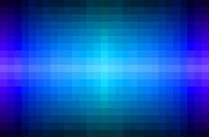 Blue pixel square abstract background vector