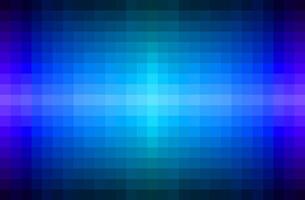 Blue pixel square abstract background vector