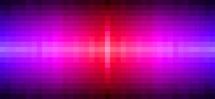 Purple glow pixel square abstract background vector