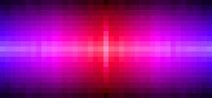 Purple glow pixel square abstract background vector