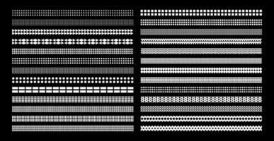 Set of abstract basic shape divider design vector