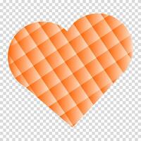 corazón, teja, silueta, tarjeta postal, amar, a cuadros, sentimientos, día festivo, plano diseño, sencillo imagen, dibujos animados estilo. amor tarjeta concepto. línea icono para negocio y publicidad vector