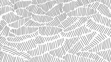 Line abstract black and white hand drawn background vector