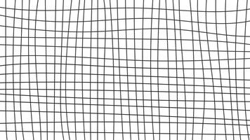 Black and white line grid background vector