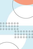 a diagram of a square with circles on it vector