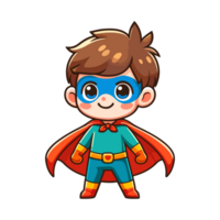 cute child hero icon character png