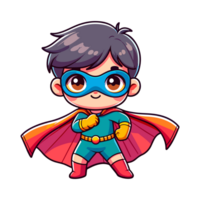 cute child hero icon character png