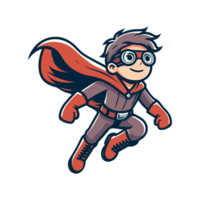 cute child hero icon character png