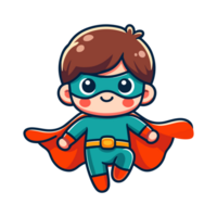 cute child hero icon character png