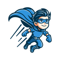 cute child hero icon character png