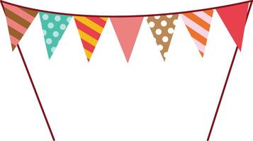 Happy birthday party banner banner vector