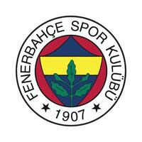 fenerbahce logo en transparente antecedentes vector