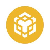 binance bnb logo en transparente antecedentes vector