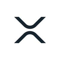 XRP logo on transparent background vector