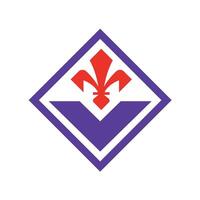 acf fiorentina logo en transparente antecedentes vector