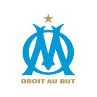 Olympique de Marseille logo on transparent background vector