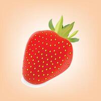 Strawberry. Sweet fruit. vector