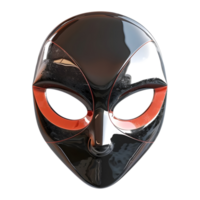 3D Rendering of a Funny Face Mask on Transparent Background png