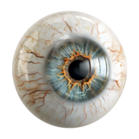 3d representación de un humano ojo pelota transparente antecedentes png
