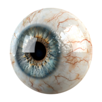 3d interpretazione di un' umano occhio palla trasparente sfondo png