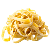 3d representación de un pasta espaguetis en transparente antecedentes png