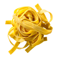 3d Renderização do uma massa espaguete em transparente fundo png