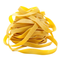 3d representación de un pasta espaguetis en transparente antecedentes png