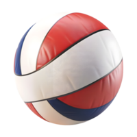 3D Rendering of a Beach Volleyball on Transparent Background png