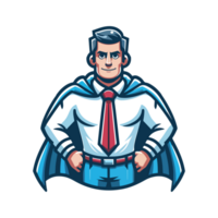 father hero concept for father's day character png