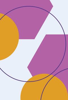 a pattern with geometric shapes and lines vector